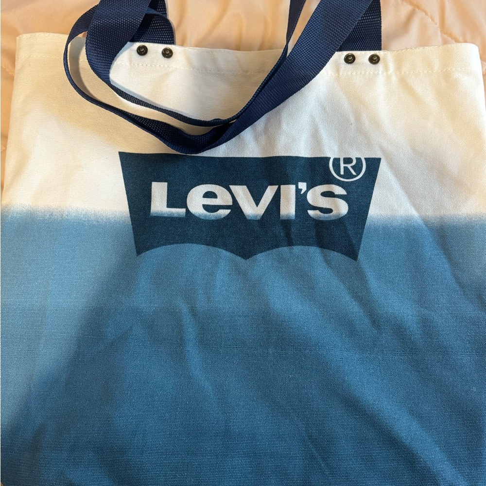 Levi's Two-Tone Blue and White Bag